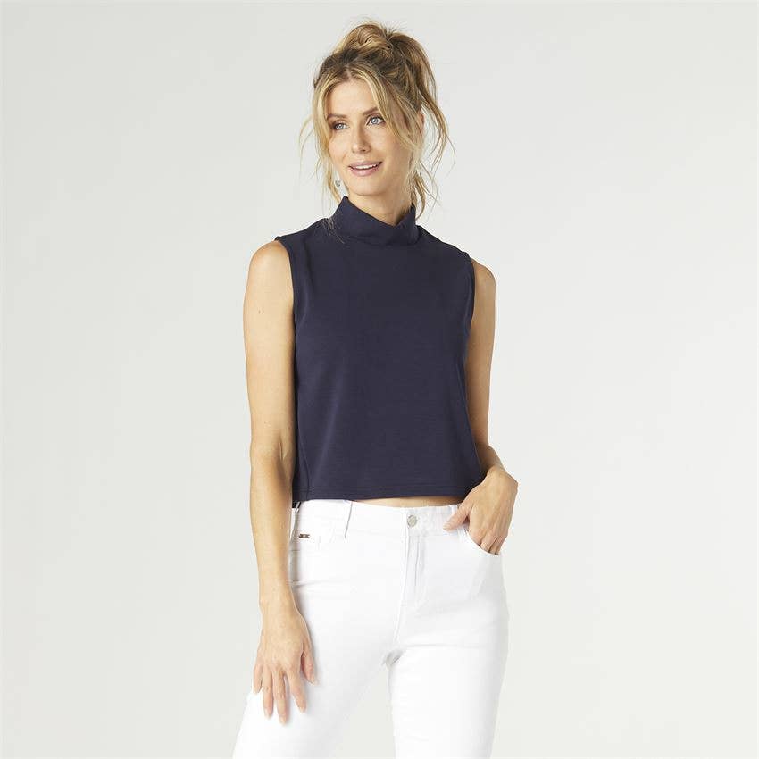 Hilarie Super Soft Mock Neck Tank