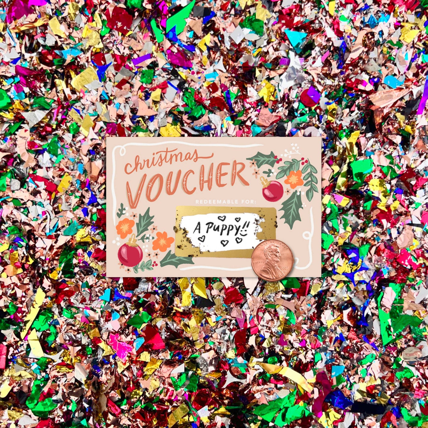 Scratch-off Vouchers - Christmas