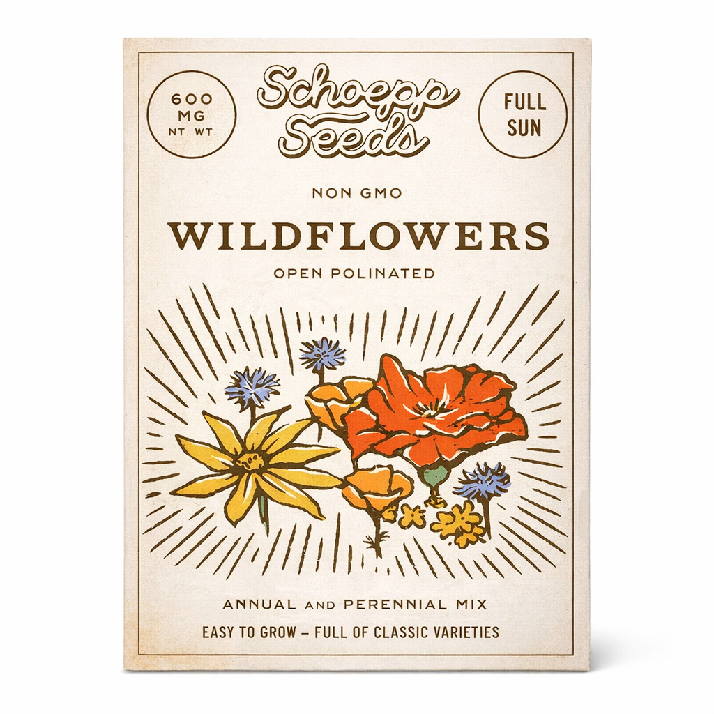 Wildflowers, Annual Garden Seed Packets