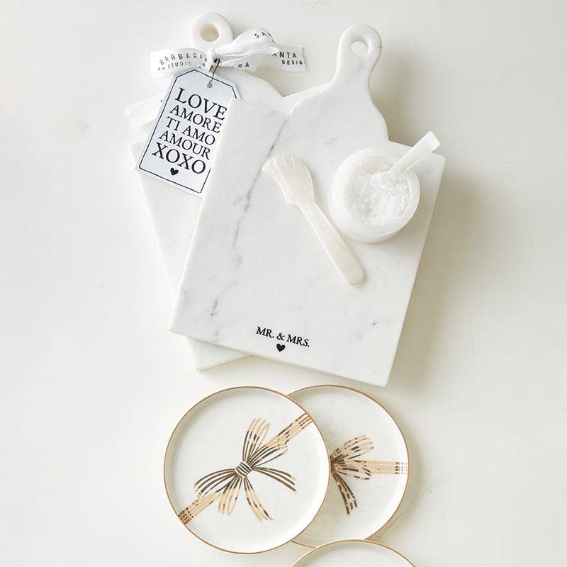 Mr. & Mrs. Marble Board with Handle