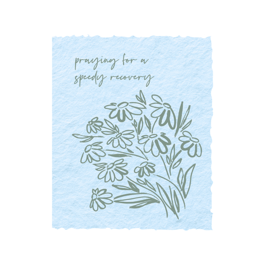 Praying For a Speedy Recovery Greeting Card