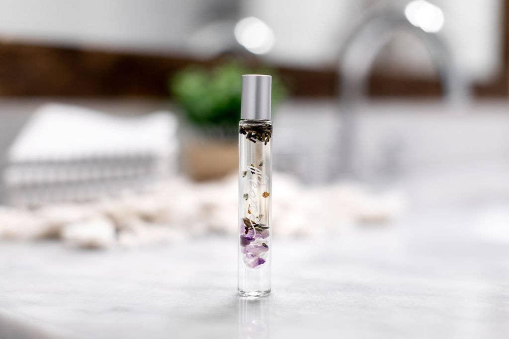 Crystal Infused Essential Oil Roller