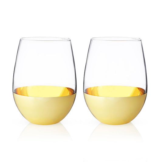 Gold Dipped Wine Tumbler