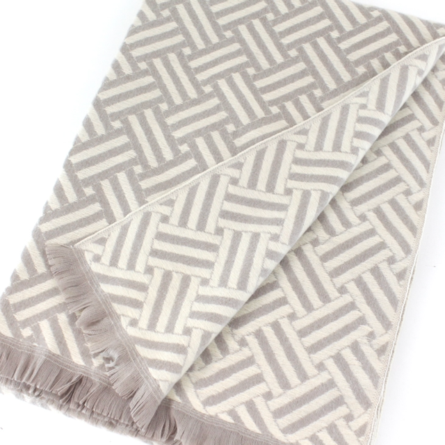 Chevron Patterned Reversible Scarf