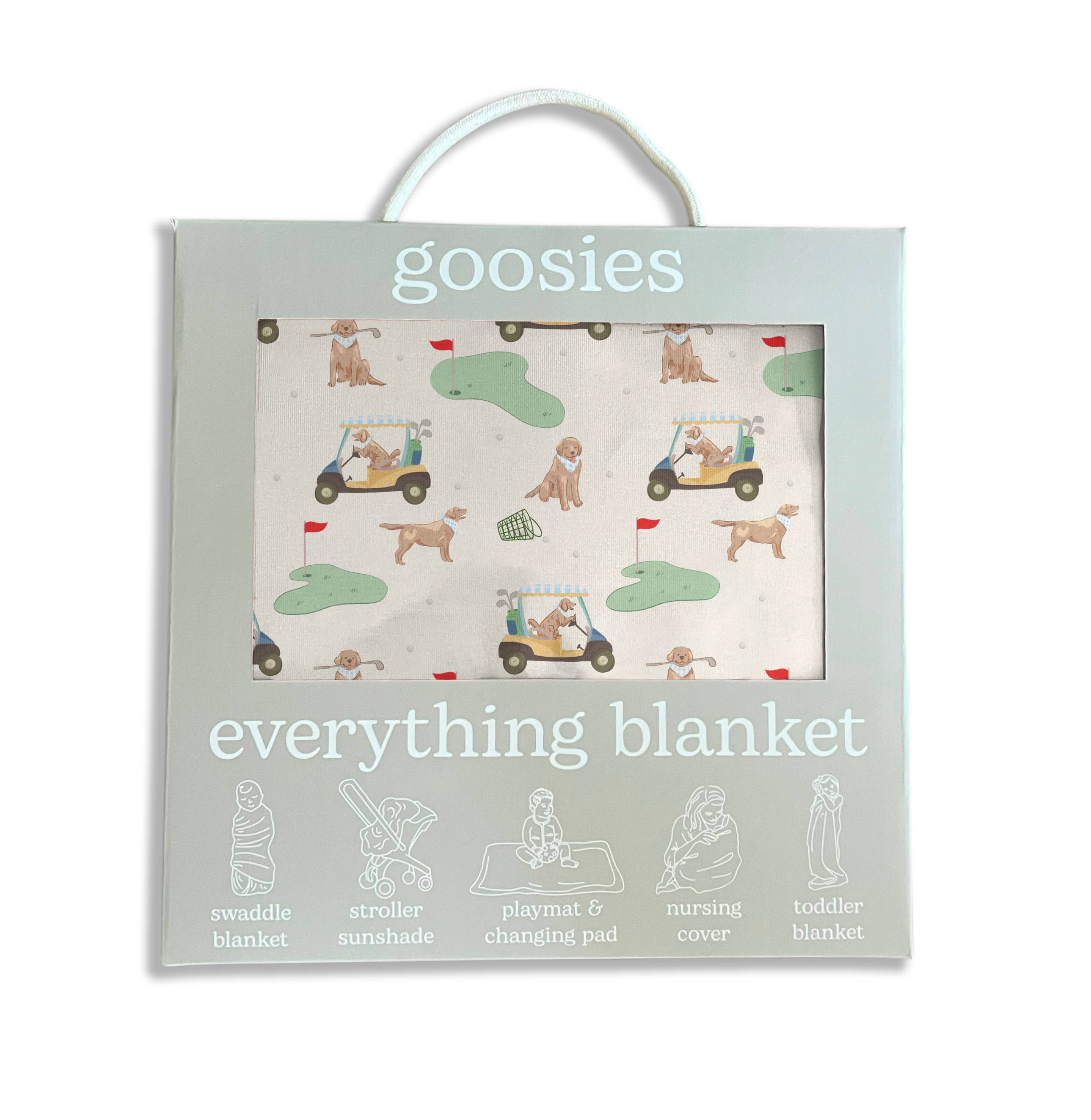 Barks &amp; Birdies (Golf Dogs) Everything Blanket