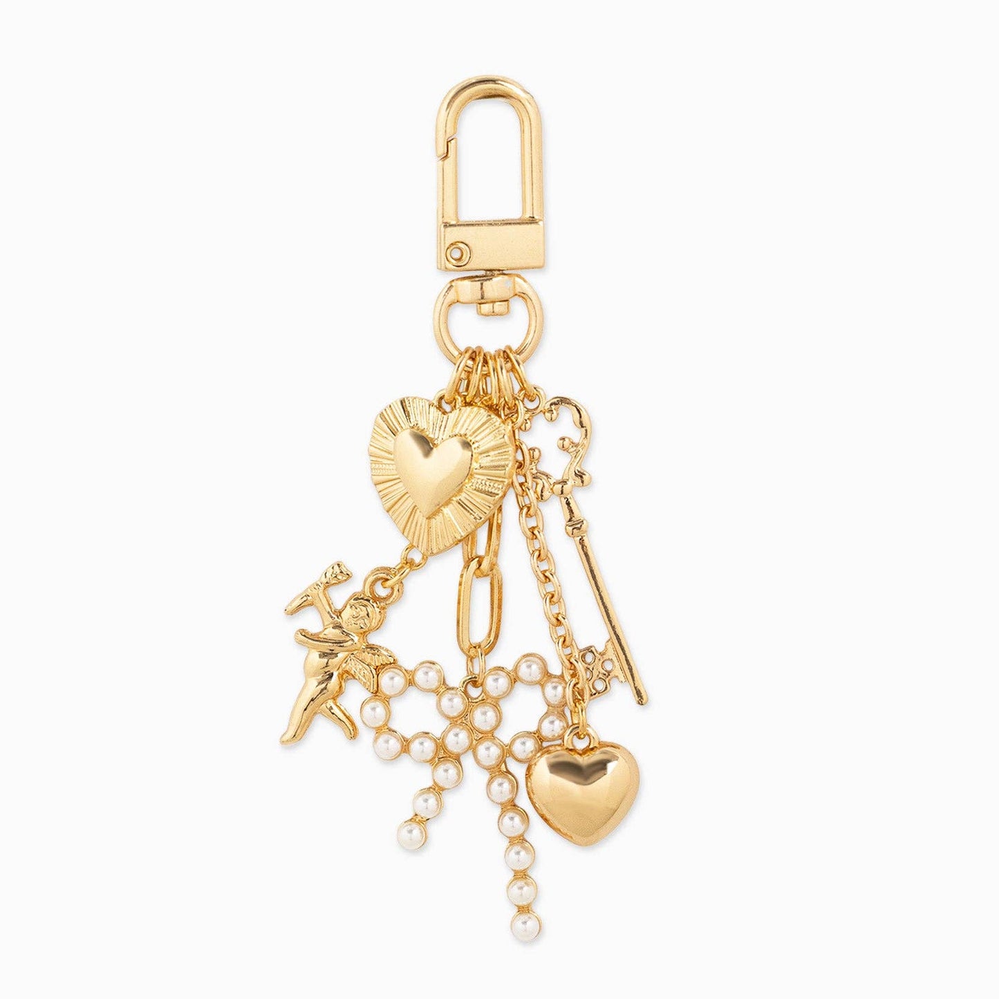Pearl Bow Baroque Bag Charm