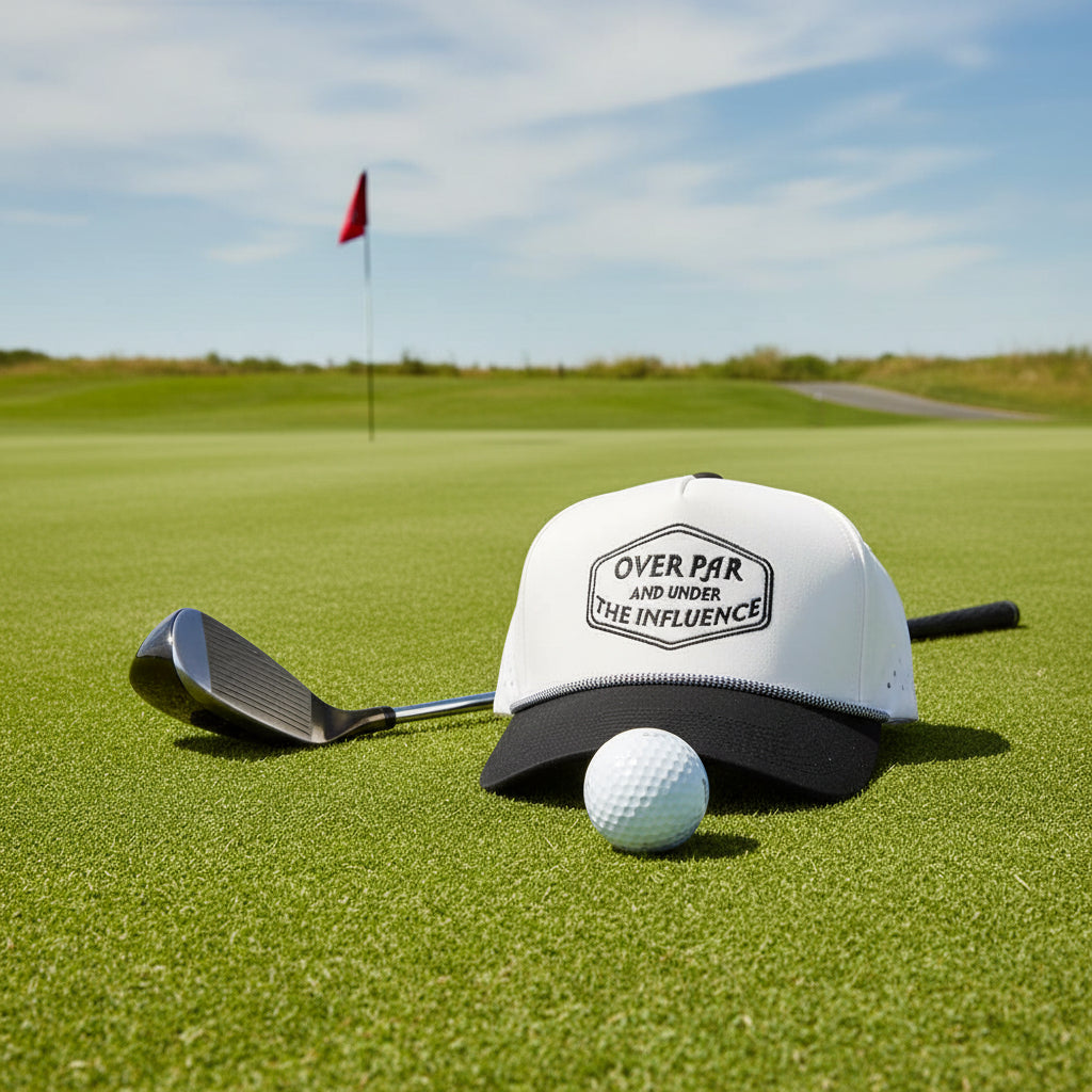 Over Par & Under the Influence Mens Hat