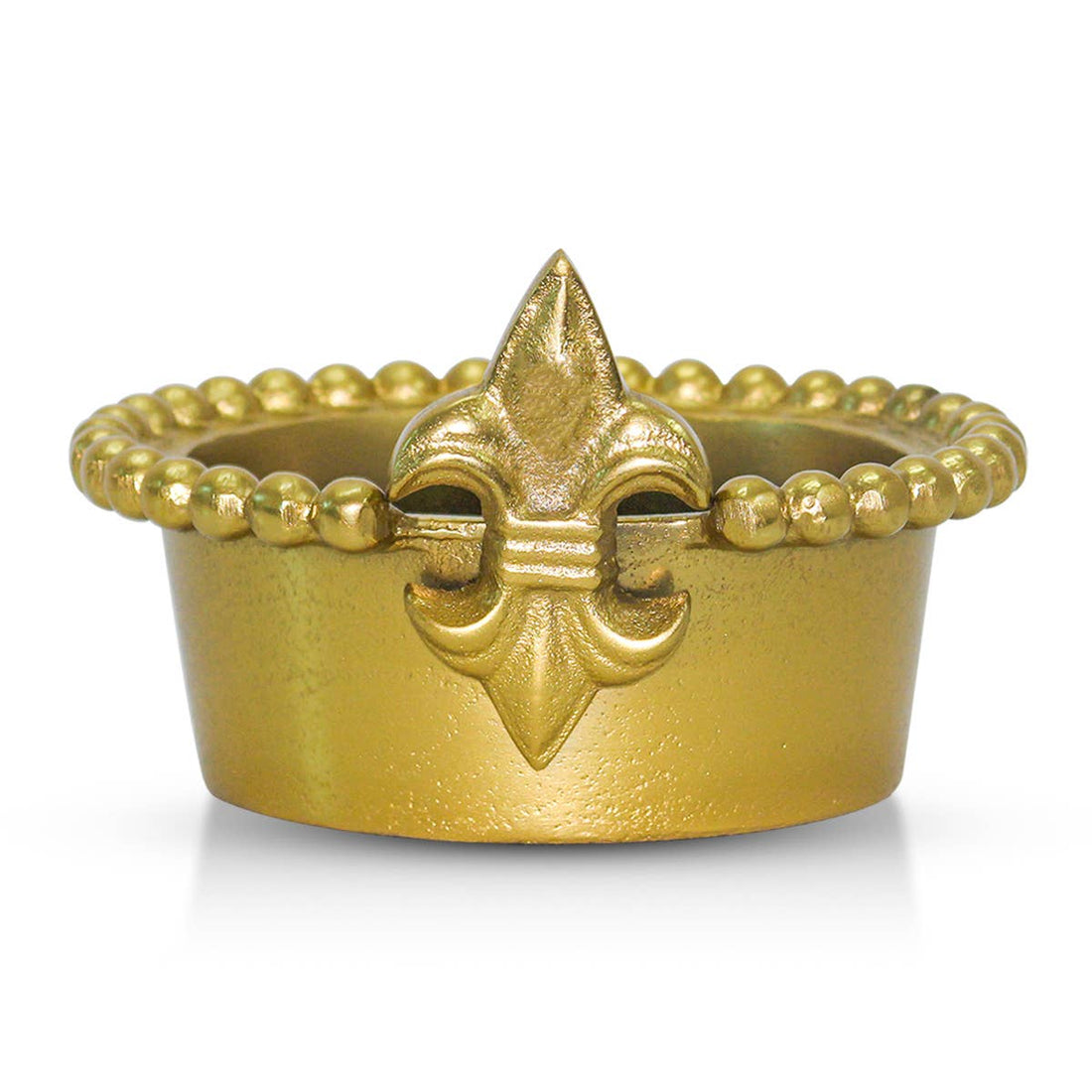 Gold Fleur De Lis Wine Bottle Holder