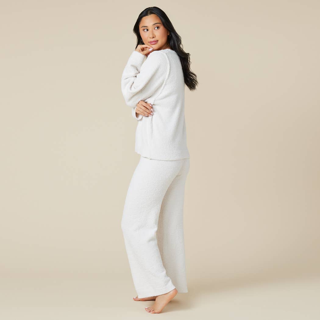 Marshmallow Reverse Seam Lounge Set