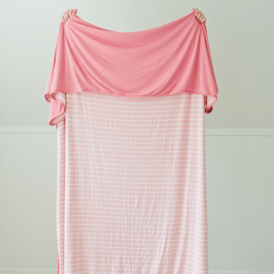 Pink Stripe Cooling Blanket