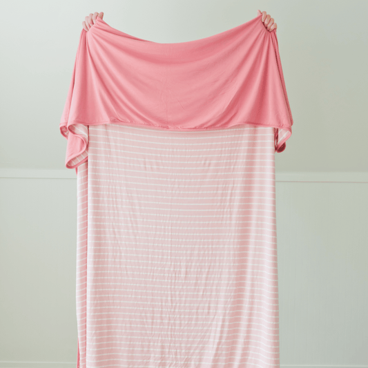 Pink Stripe Cooling Blanket