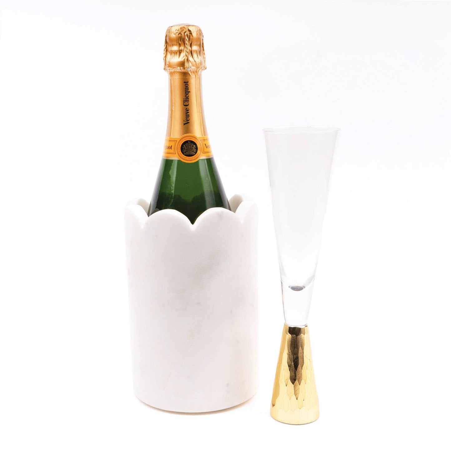 White Marble Wine & Champagne Chiller