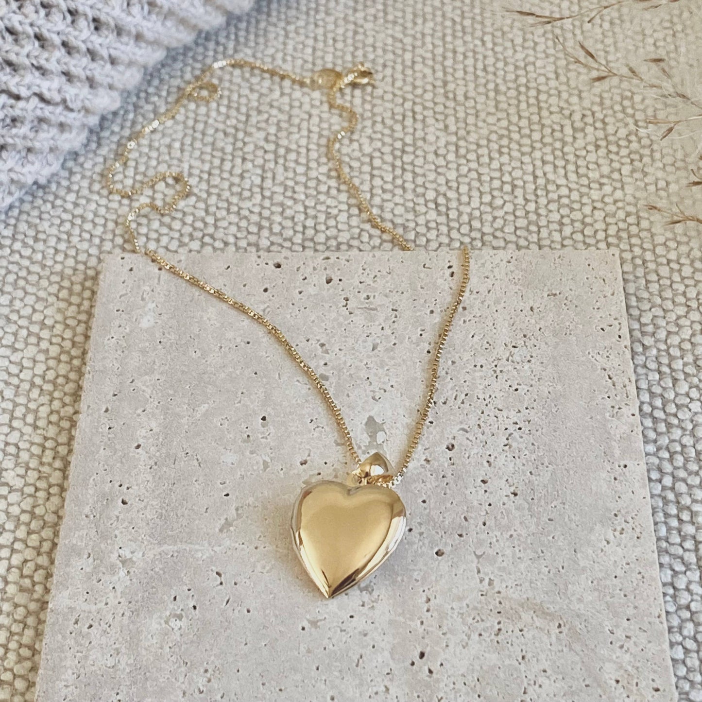 Heart Locket 18k Gold Filled Necklace