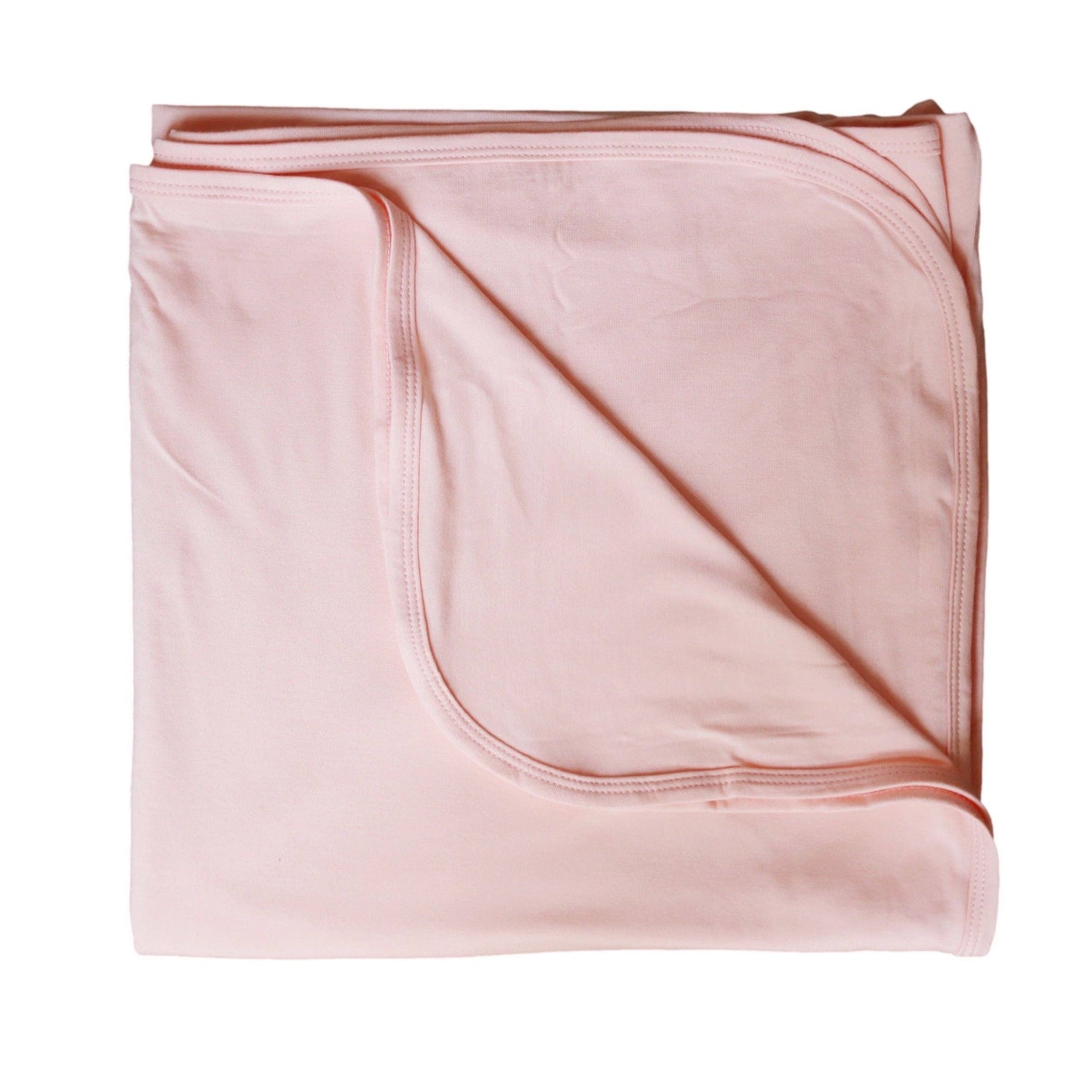 Blush Pink Bamboo Swaddle Blanket