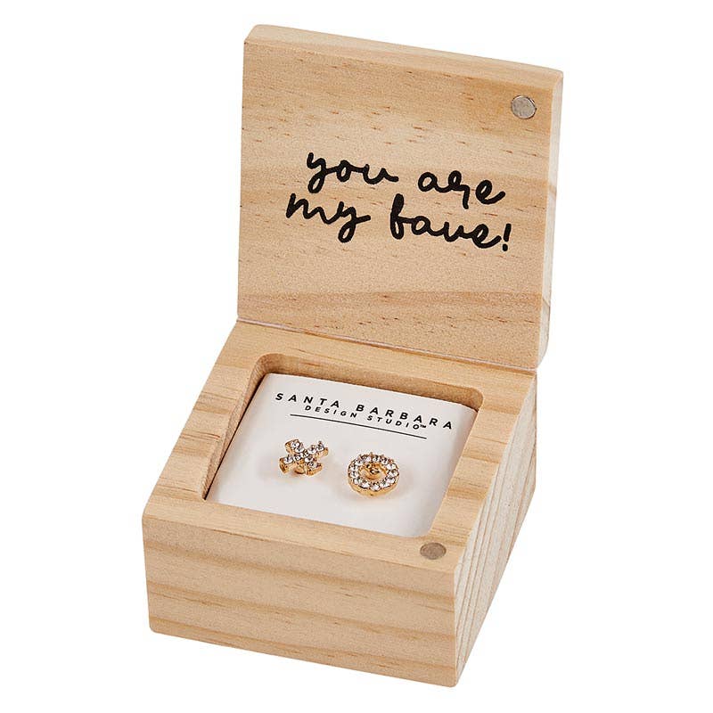Besties XOXO Treasure Box Earrings