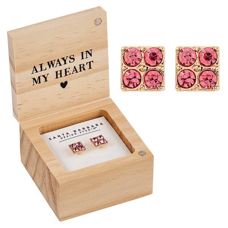 Love Treasure Box Earrings