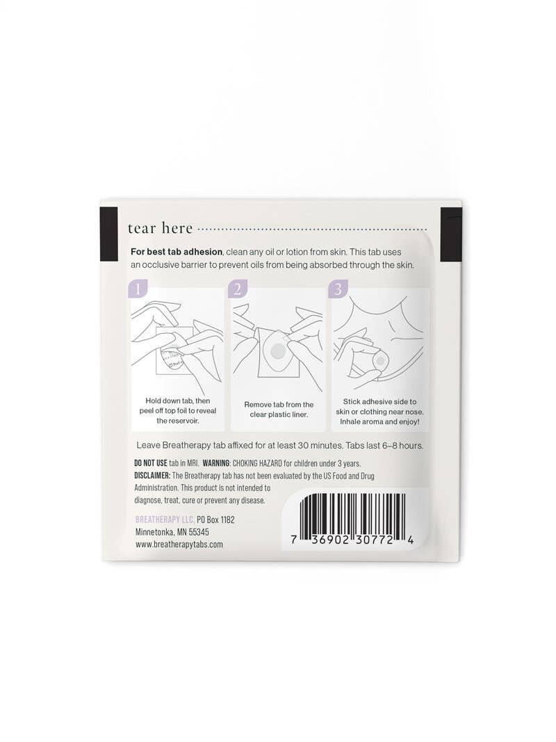 BREATHE Congestion Help Aromatherapy Inhaler Patches