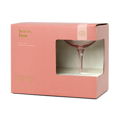 The Blush Lou Coupe Glasses