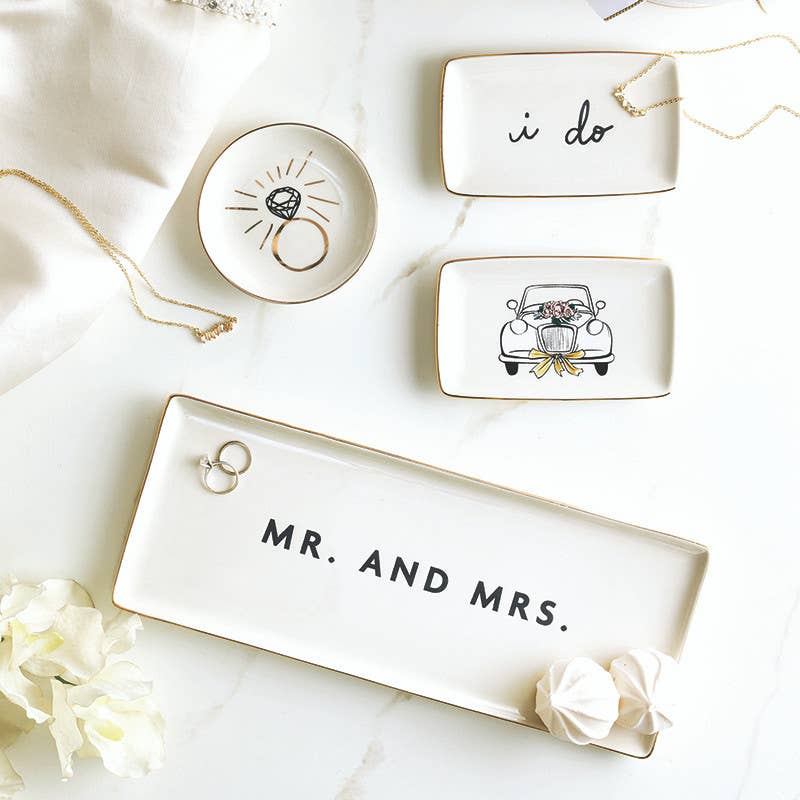 I Do Ceramic Wedding Tray