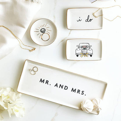 I Do Ceramic Wedding Tray