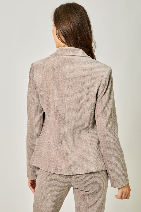 Velvet Cappuccino Blazer