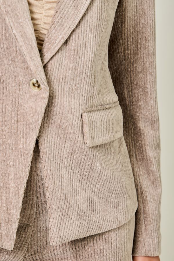 Velvet Cappuccino Blazer