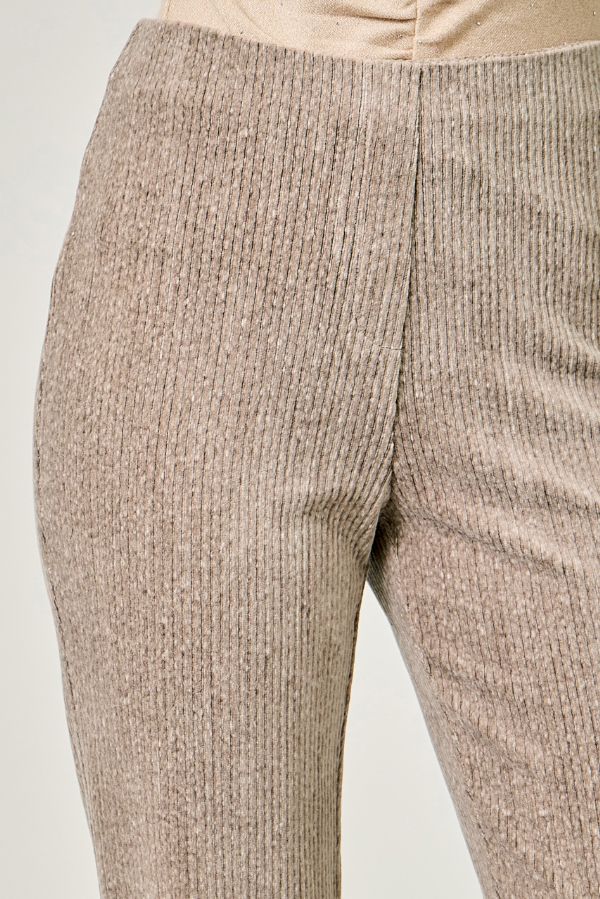 Velvet Bootcut Cappuccino Trousers