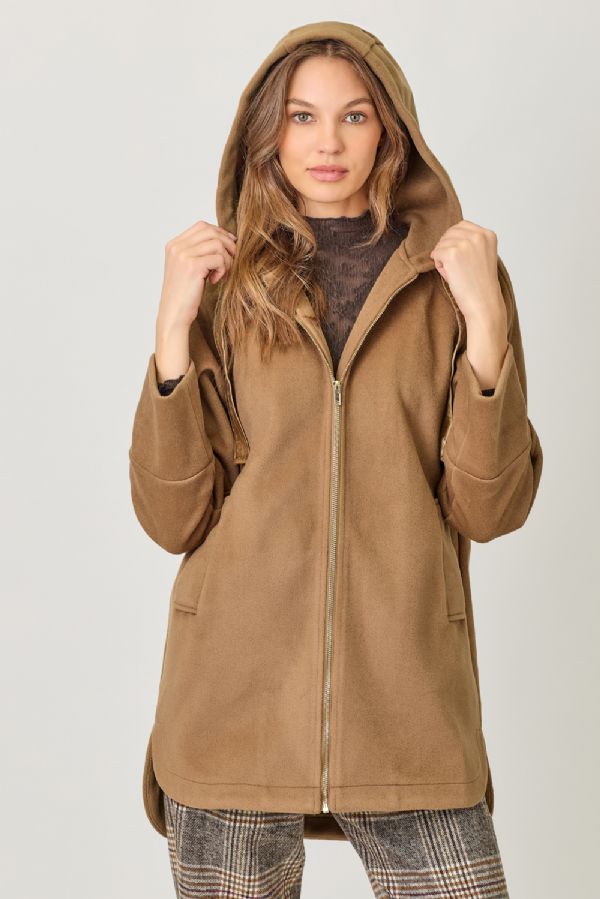 Hoodie Zip Up Warm Coat