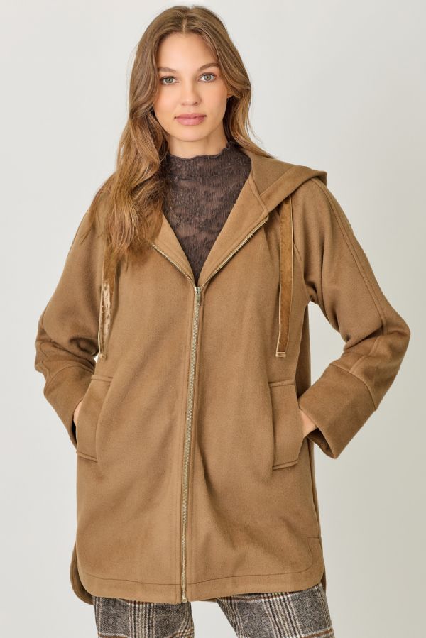 Hoodie Zip Up Warm Coat