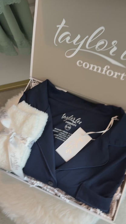 Bamboo Button Nightgown Post-Surgery Comfort Kit