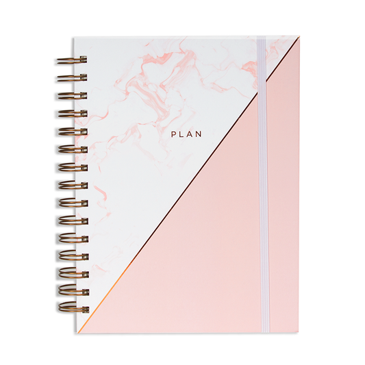 Pretty Pink Marble Planner