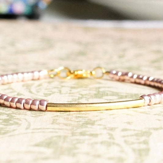 Gold Filled Bar Bracelet