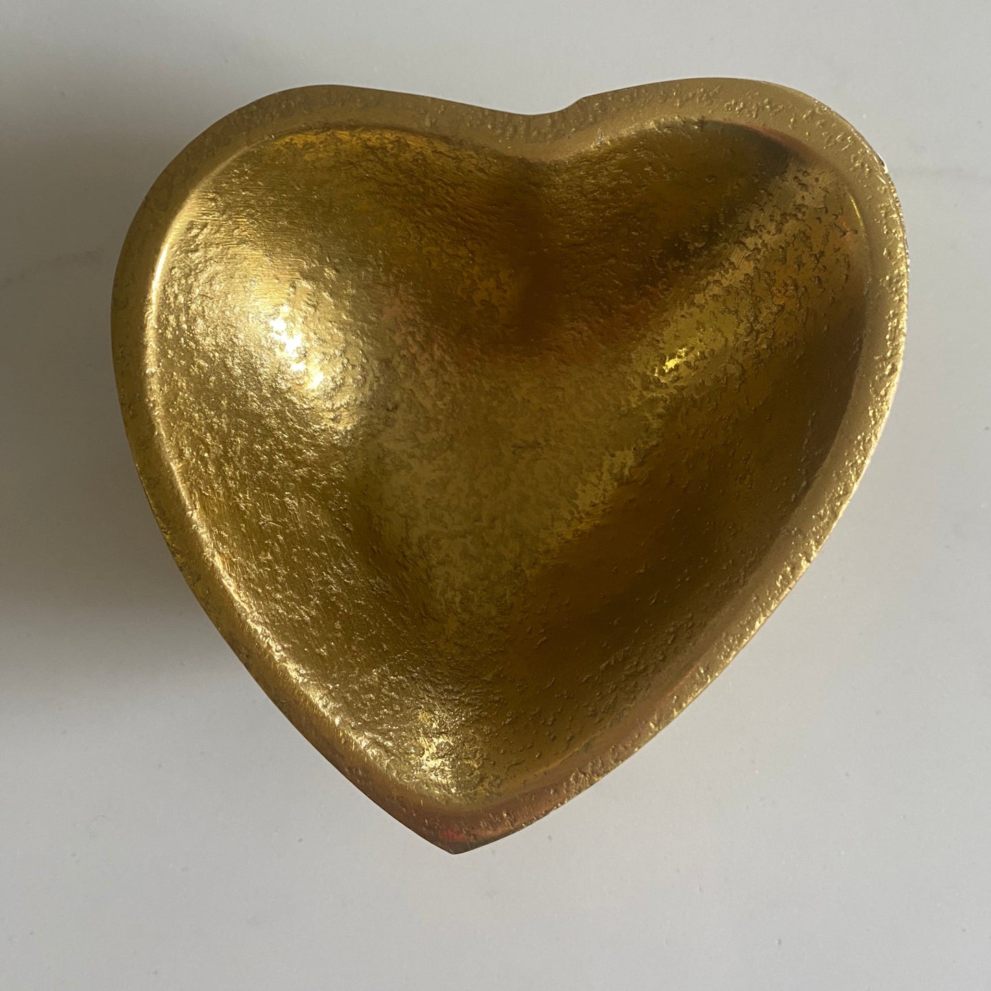 Small Gold Heart Dish