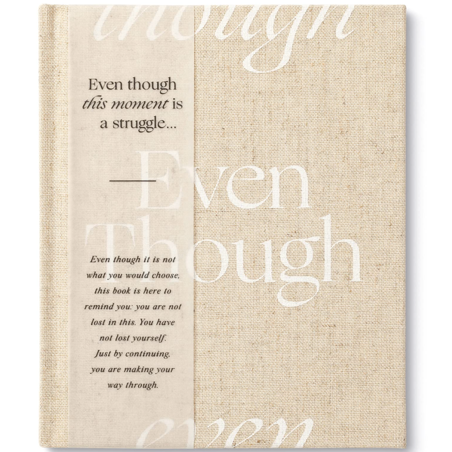Even Though Linen Hard Cover Book