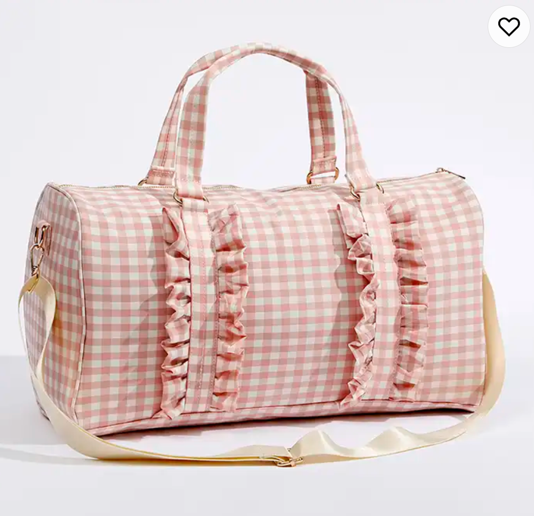 Pretty Ruffle Duffle Bags
