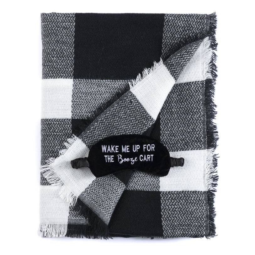 Travel Blanket & Sleep Mask