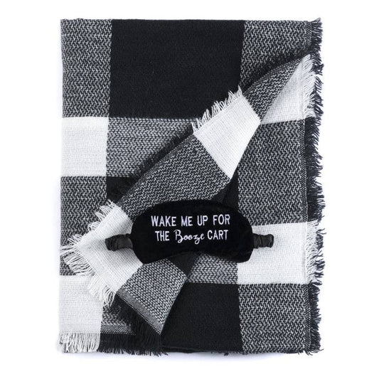 Travel Blanket & Sleep Mask